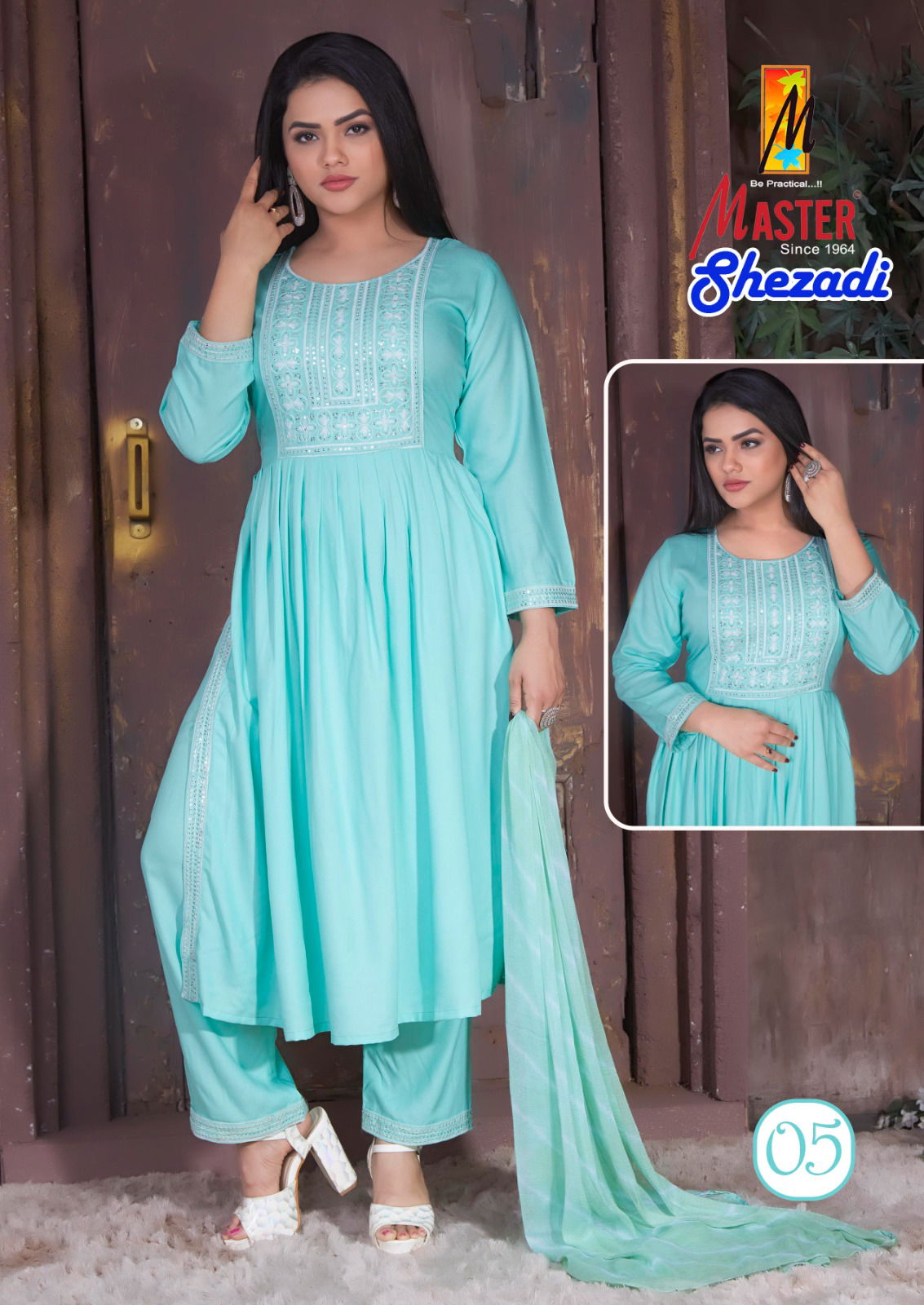 Shezadi By Master Designer Readymade Suits Catalog
